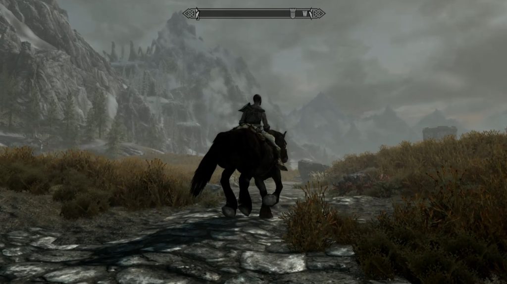 starfield skyrim comparison riding horse