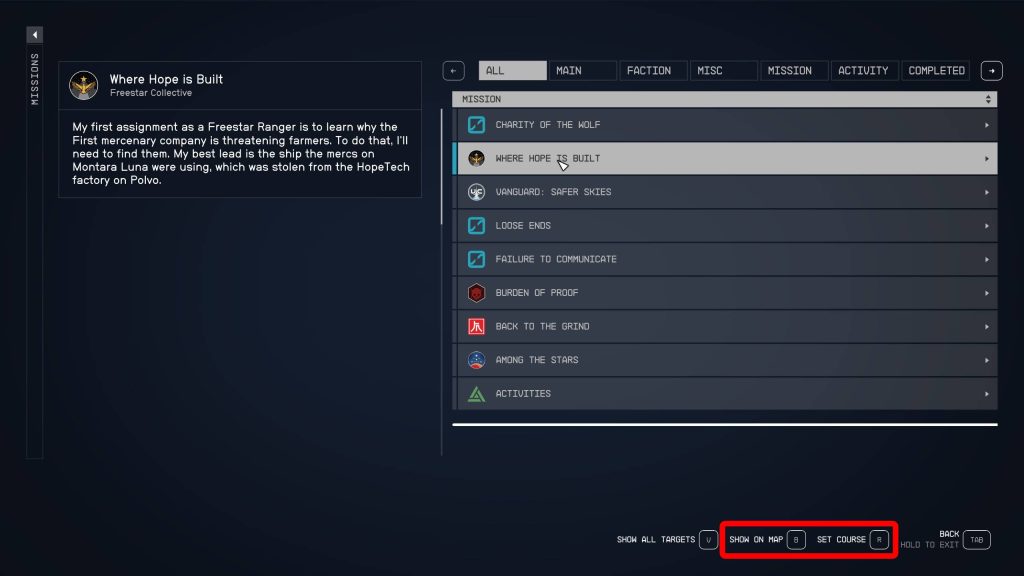 starfield freestar rangers where hope is built show on map v2