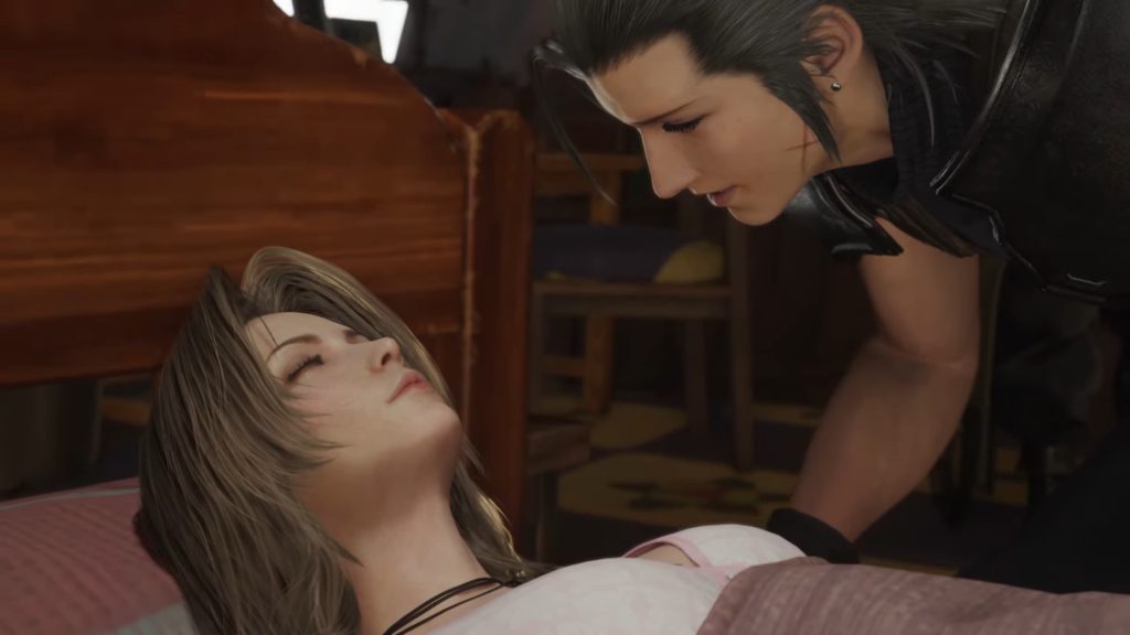 final fantasy vii rebirth theme song reveal trailer zack and aerith