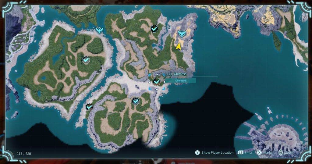 palworld gumoss location map