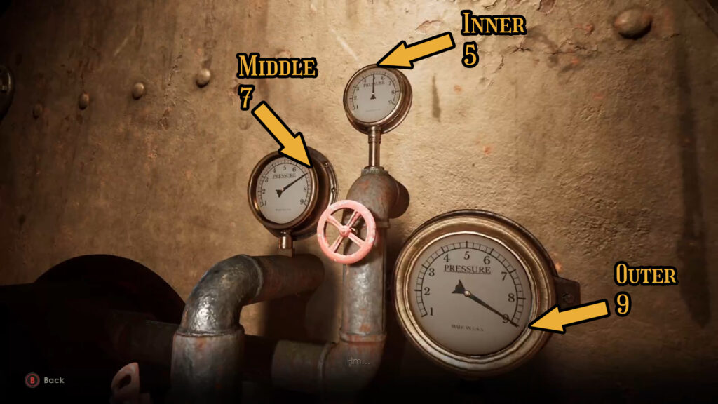 alone in the dark boiler talisman gauge numbers