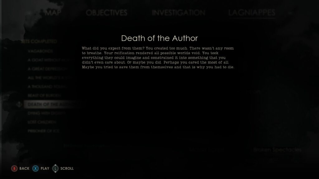 alone in the dark death of the author bonus text