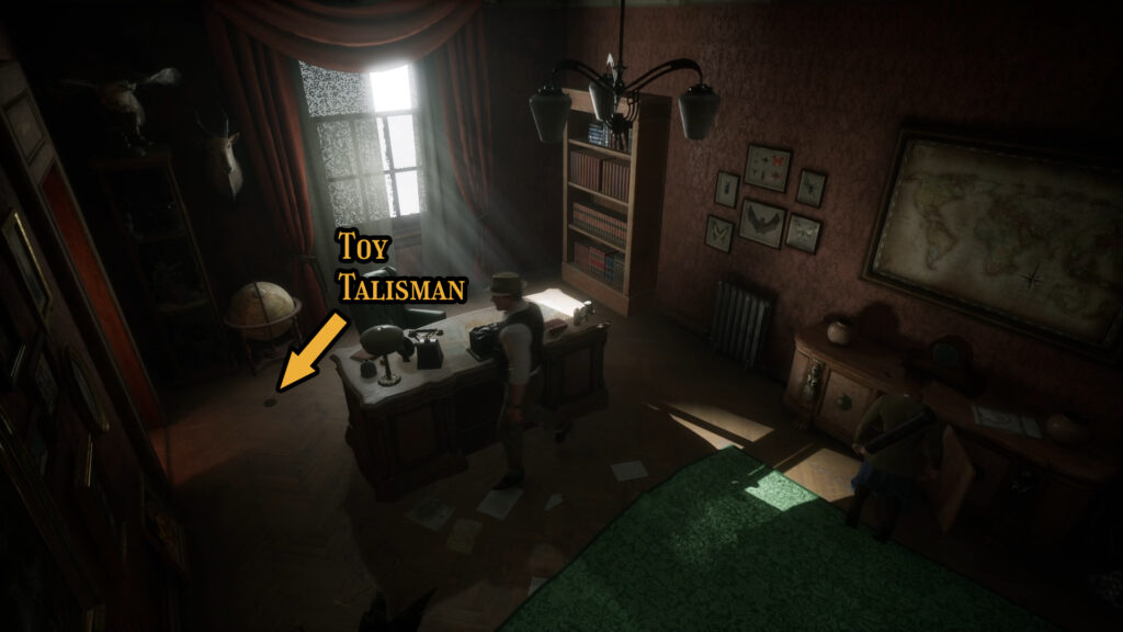 alone in the dark toy talisman location