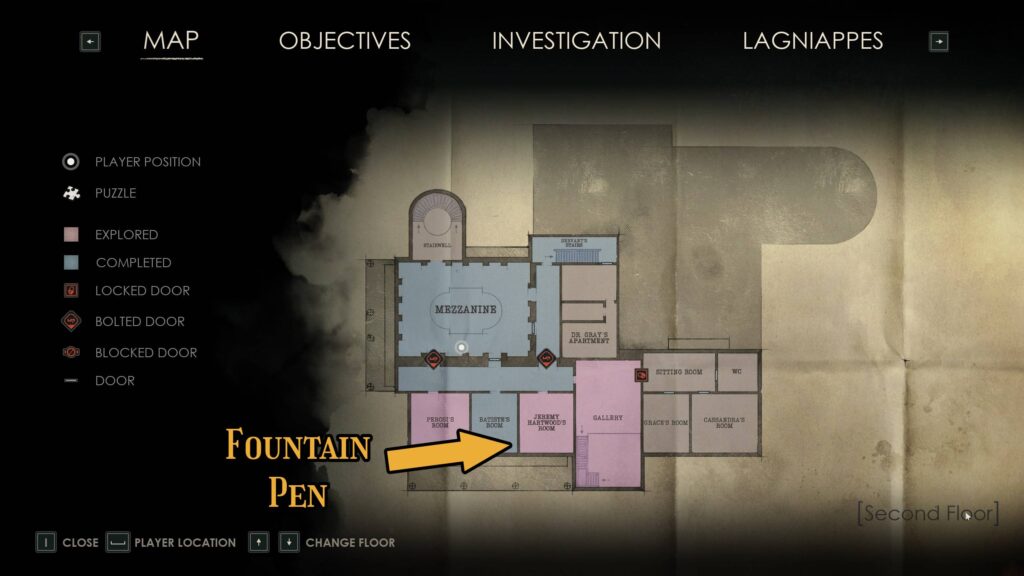 alone in the dark fountain pen lagniappe map v1