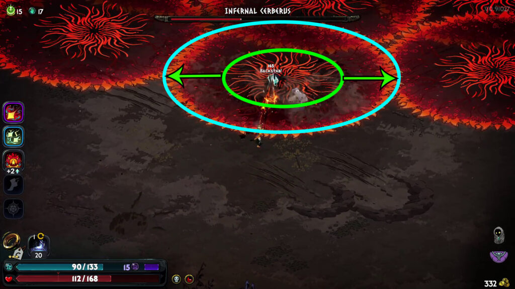 dodging circle attack 2 hades ii cerberus boss guide