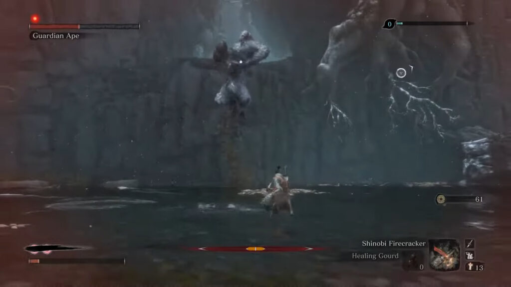 guardian ape poop toss leap attack sekiro derpiest boss attacks