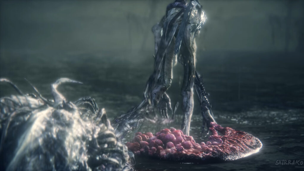 orphan of kos boss placenta sword bloodborne derpiest boss attacks