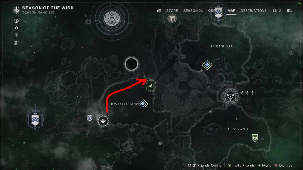 destiny 2 finding archie path to cliffside v1