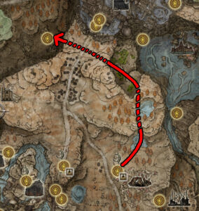 map how to reach rauh base walkthrough elden ring shadow of the erdtree