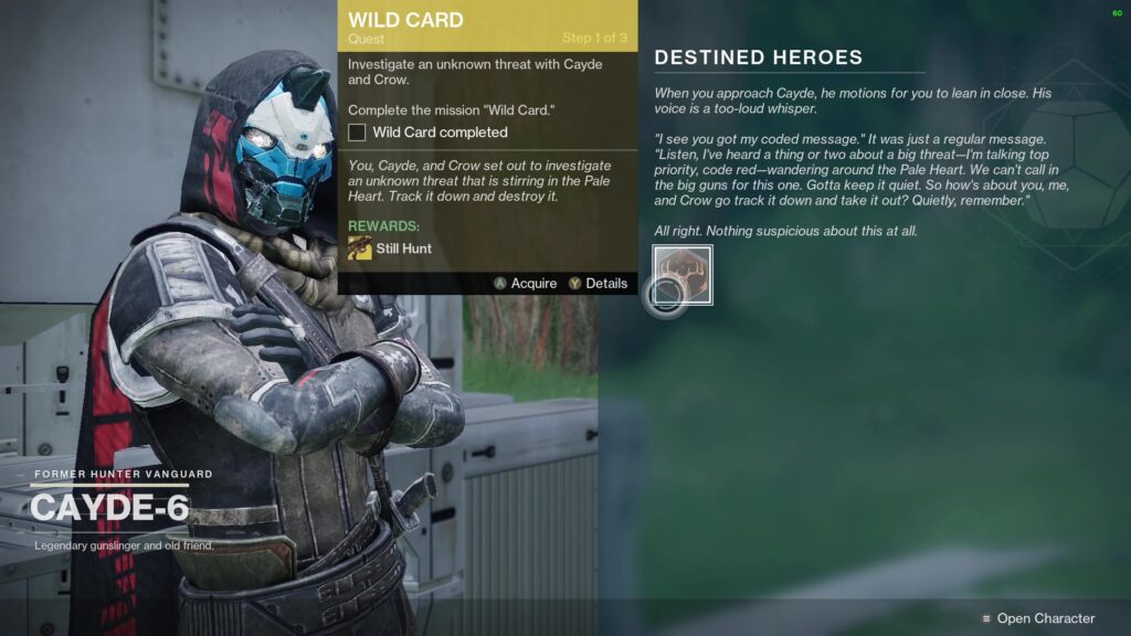 destiny 2 exotic quest still hunt rifle cayde quest giver