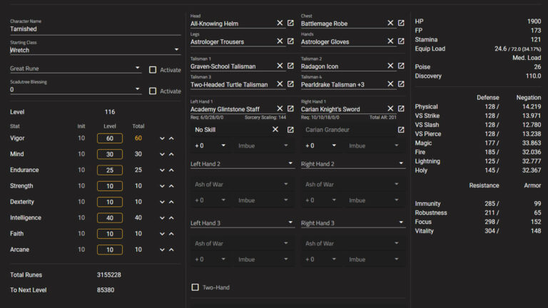 elden ring shadow of the erdtree expansion build calculator