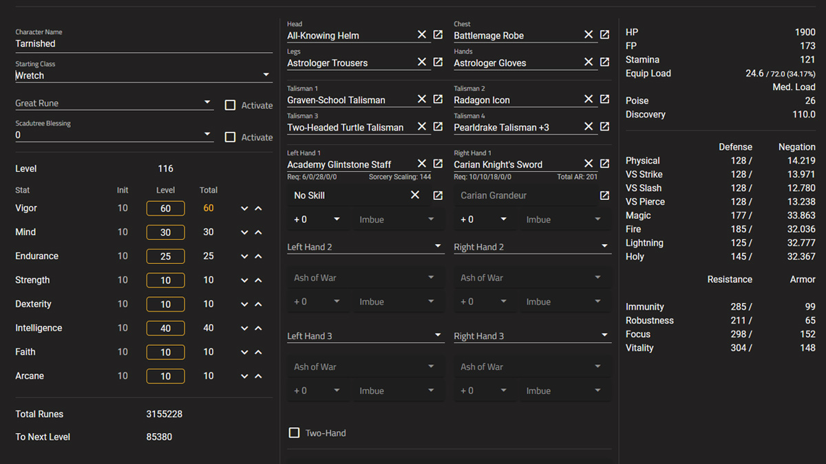 elden ring shadow of the erdtree expansion build calculator