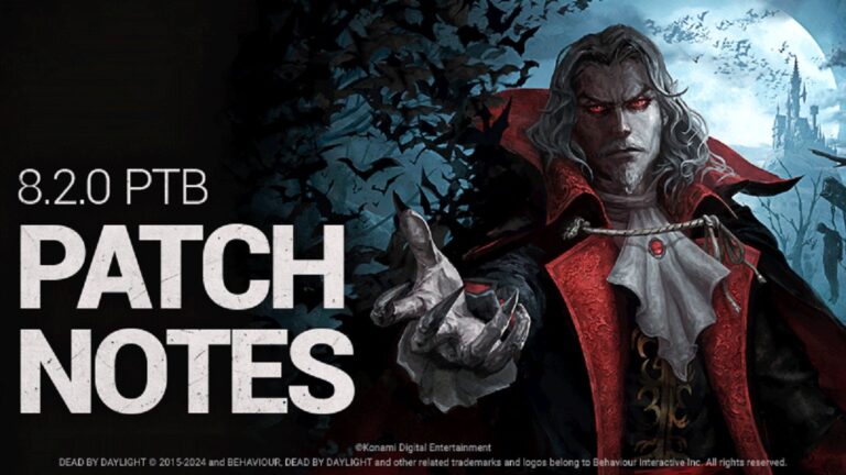 8.2.0 ptb patch notes dead by daylight featured image the dark lord dracula castlevania