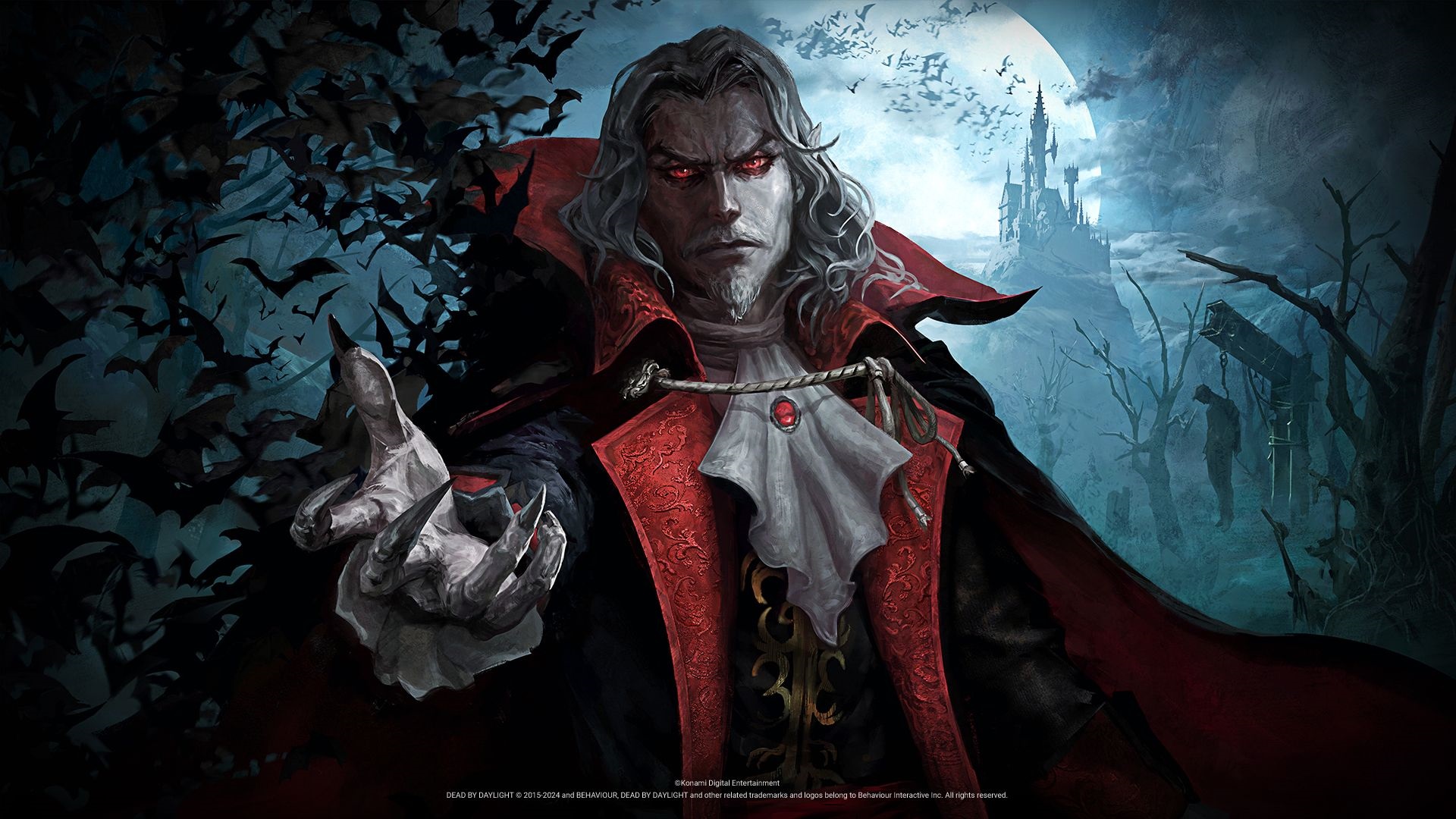 dead by daylight castlevania chapter key art