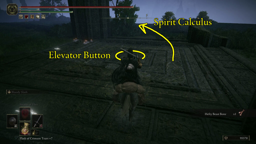 first elevator and spirit calculus location ancient ruins of rauh walkthrough elden ring shadow of the erdtree