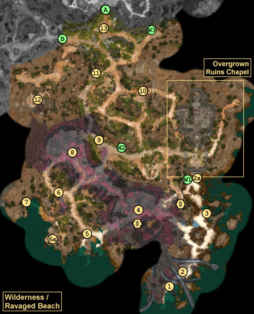 baldurs gate 3 map ravagedbeach