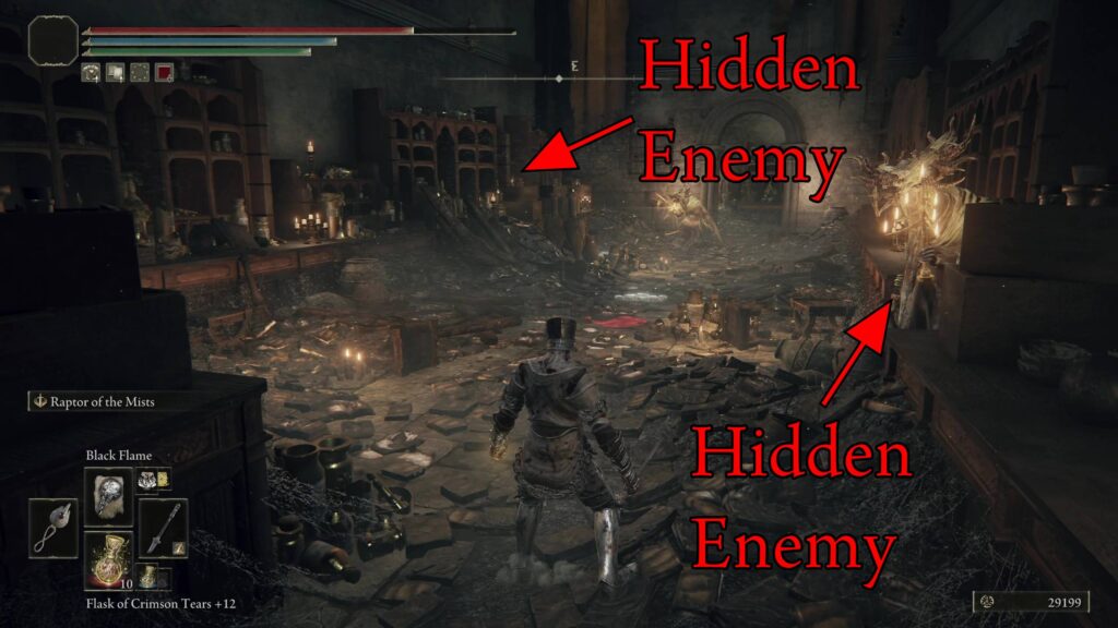 elden ring shadow of the erdtree midras manse hidden enemies